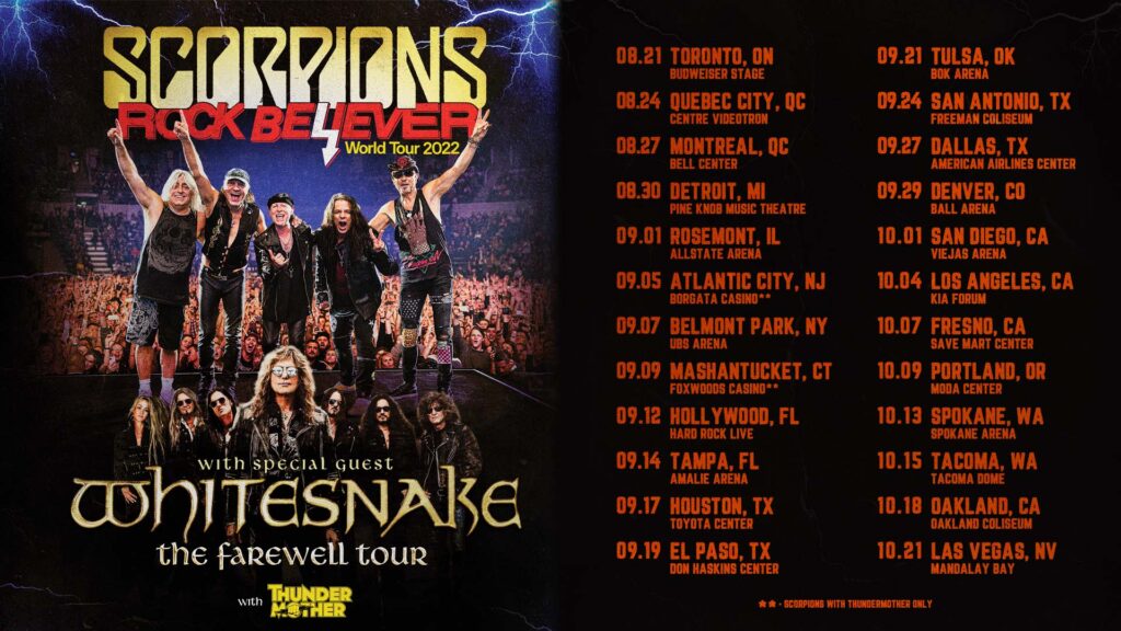 Scorpions and Whitesnake announce tour Detroit Media Magazine